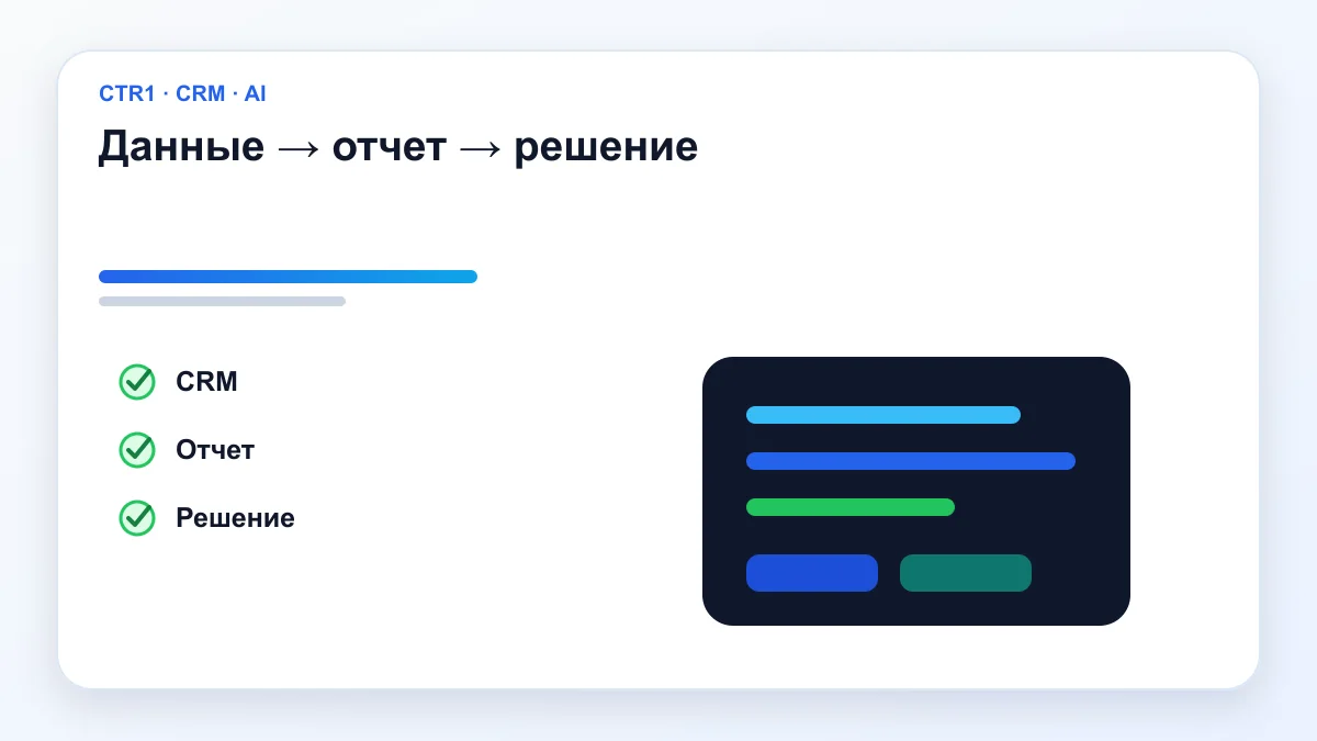 Данные → отчет → решение — Отчеты РОПа