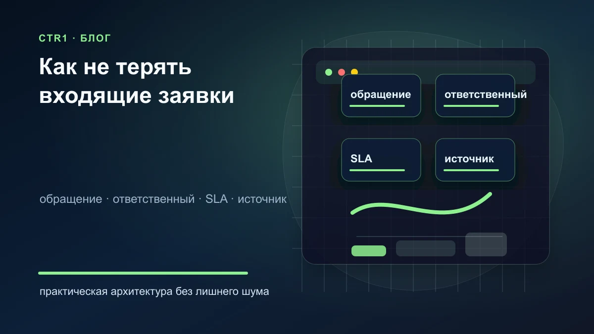Как не терять заявки с сайта, почты и квизов