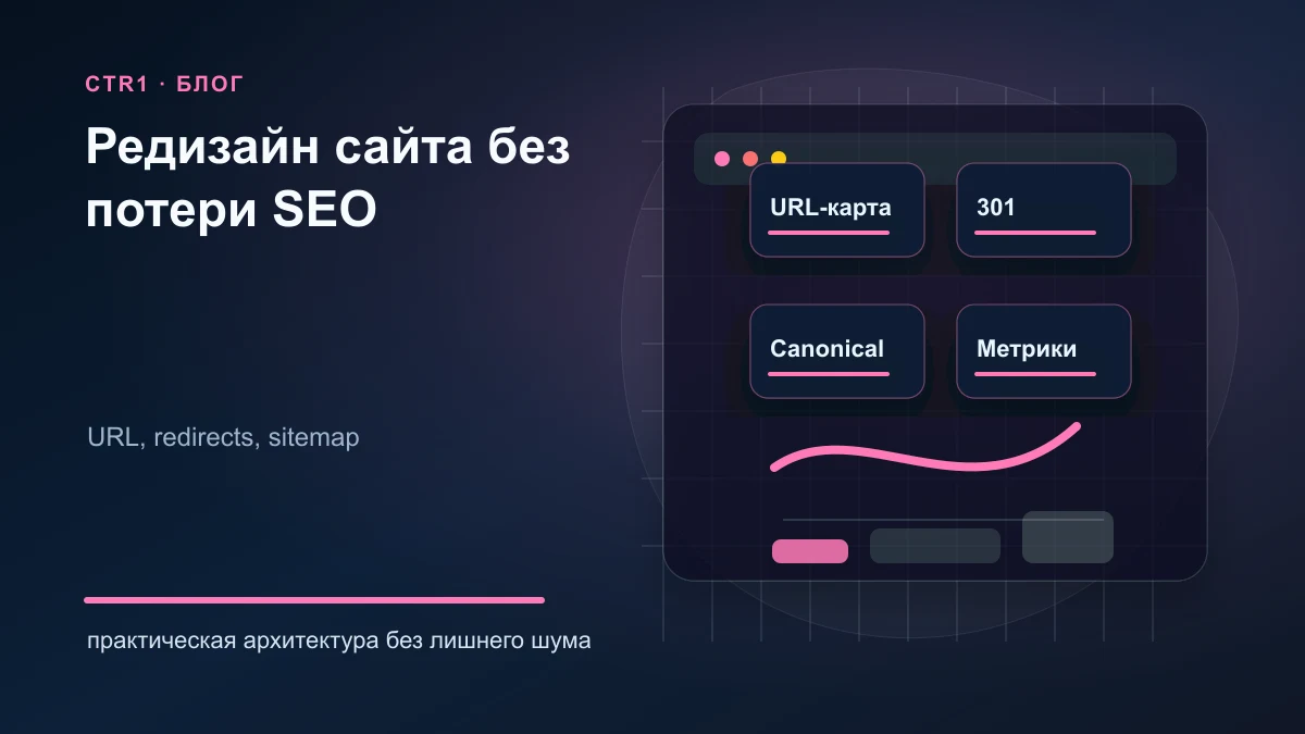 Редизайн сайта без потери SEO: что проверить до запуска