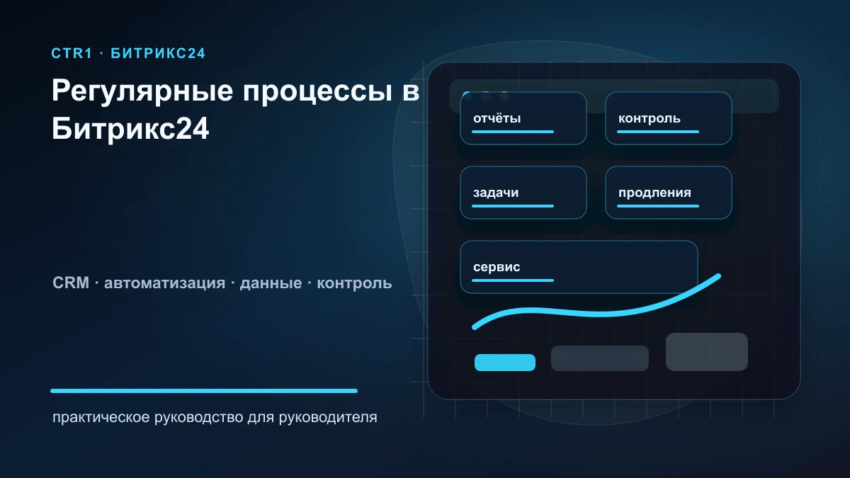 Регулярные процессы в Битрикс24: что стоит автоматизировать еженедельно и ежемесячно