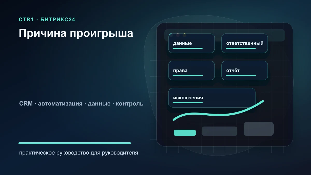 Как добавить причину проигрыша в Битрикс24